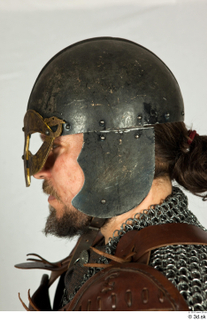  Photos Medieval Soldier in leather armor 5 Medieval clothing Medieval soldier chainmail armor head plate helm 0001.jpg